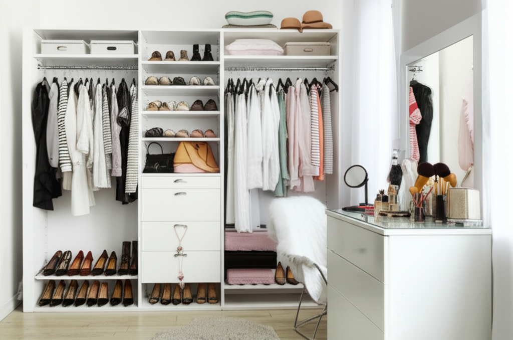 Generate a high-quality, relevant image prompt for an article about: How to Turn a Small Bedroom int