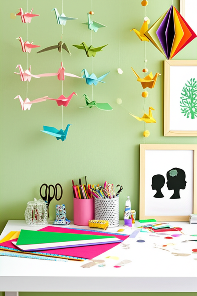 Generate a high-quality, relevant image prompt for an article about: Diy Room Decor Ideas For Small