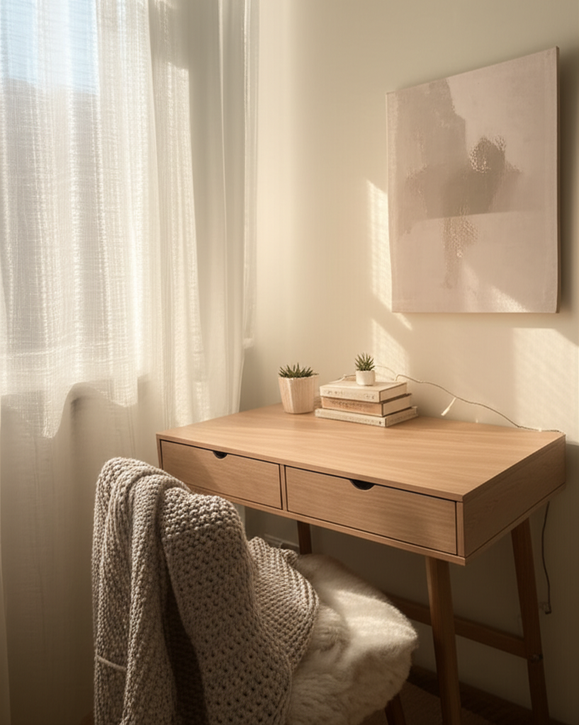 Generate a high-quality, relevant image prompt for an article about: How To Make Your Room Aesthetic