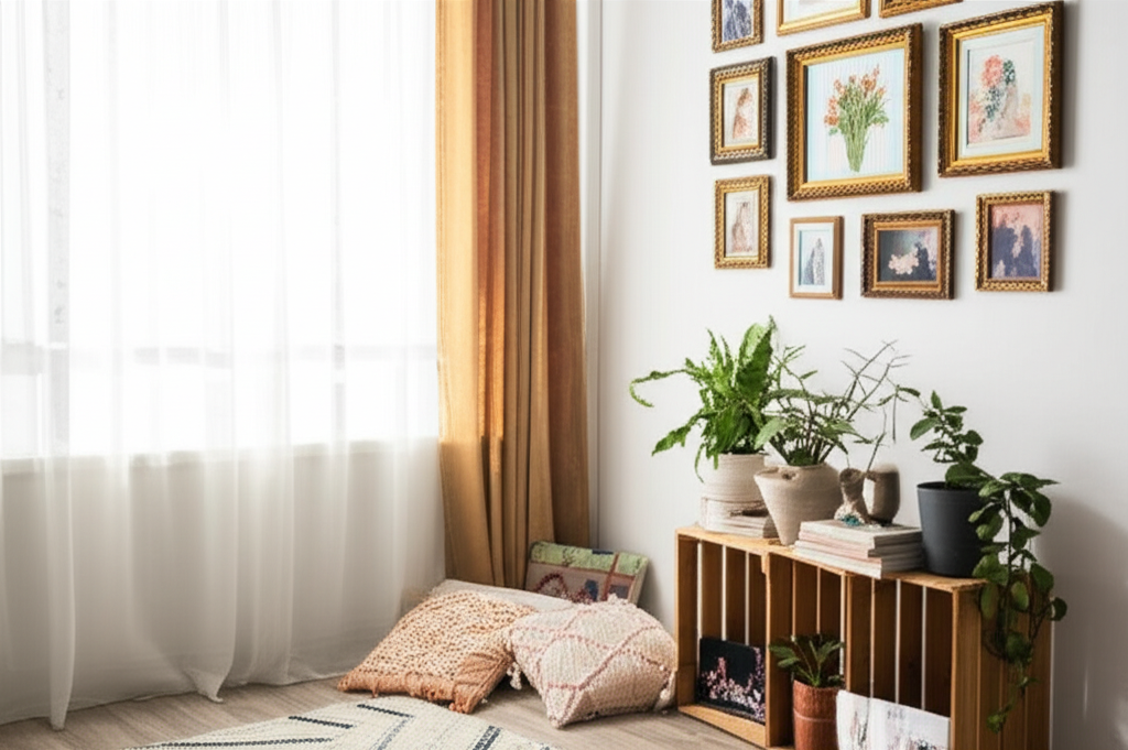 Generate a high-quality, relevant image prompt for an article about: How To Make Your Room Aesthetic