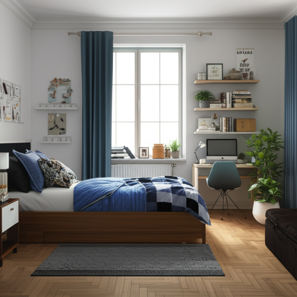Generate a high-quality, relevant image prompt for an article about: How To Make Your Room Aesthetic