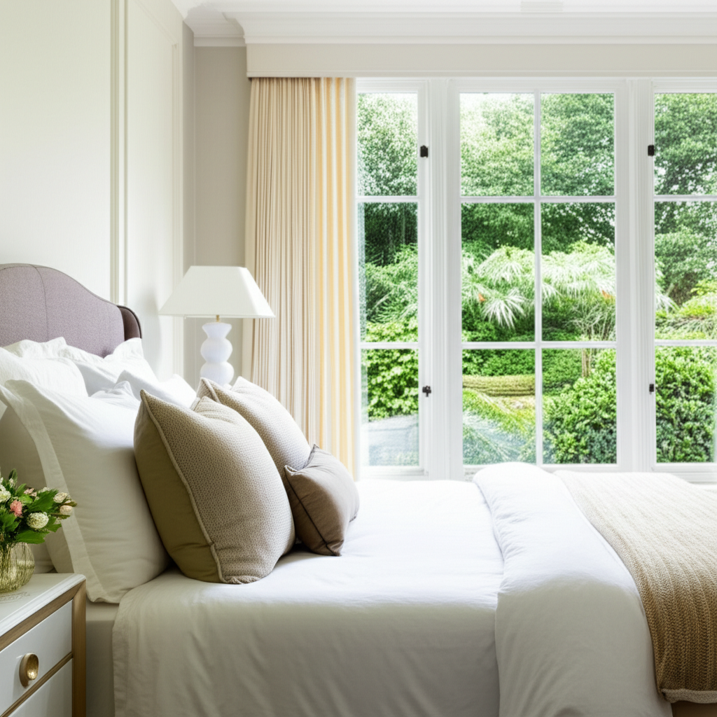Generate a high-quality, relevant image prompt for an article about: Best Bedroom Decorating Ideas: