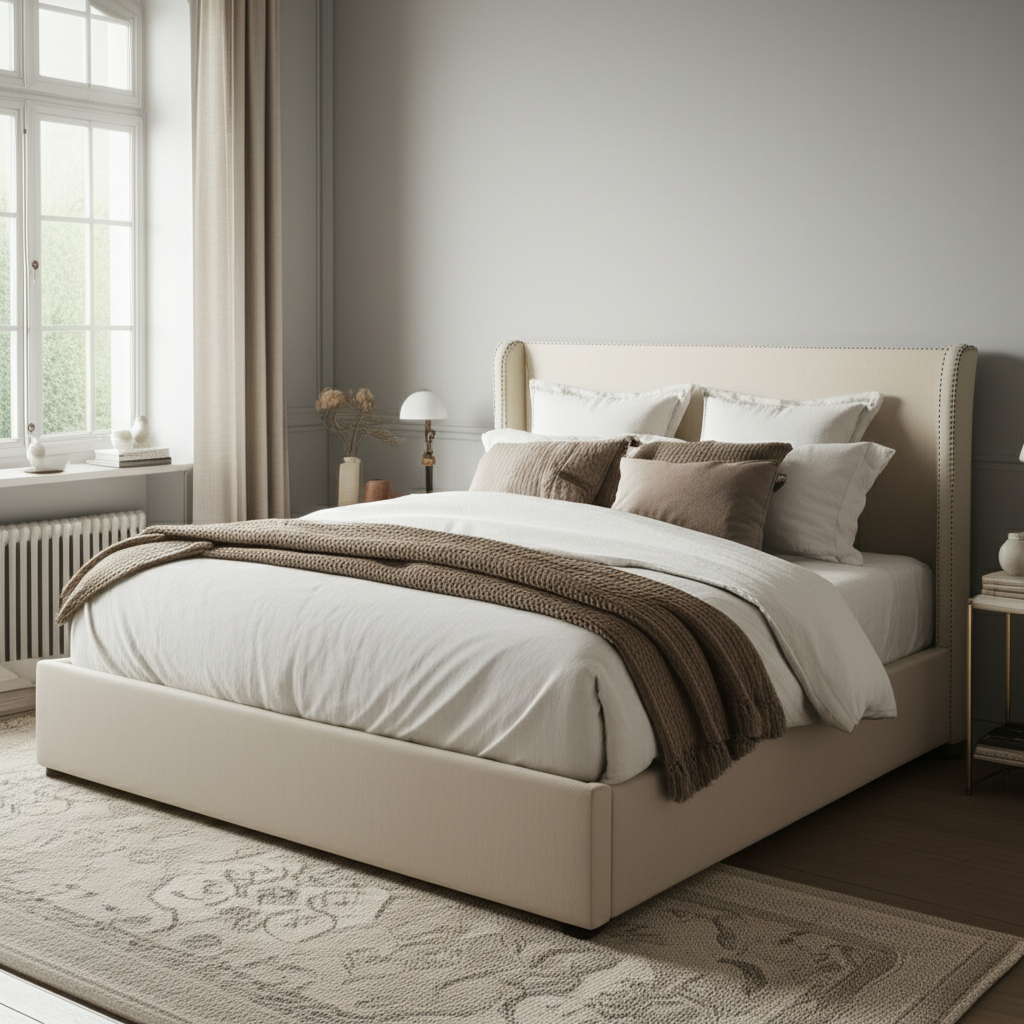 Generate a high-quality, relevant image prompt for an article about: Best Bedroom Interior Design Id