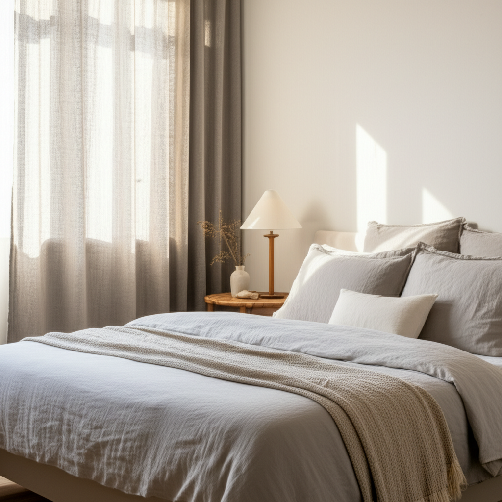 Generate a high-quality, relevant image prompt for an article about: Best Bedroom Interior Design Id