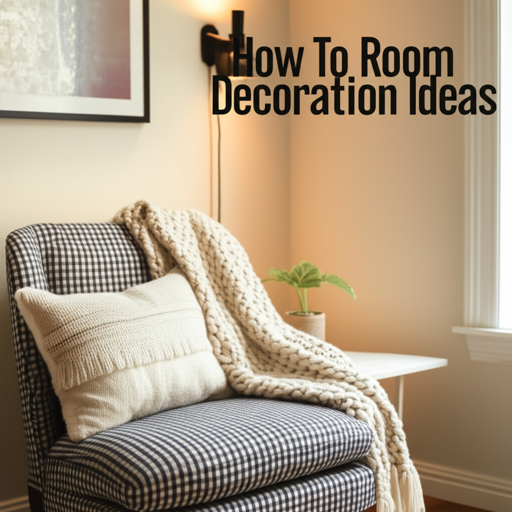 Generate a high-quality, relevant image prompt for an article about: How To Room Decoration Ideas: E