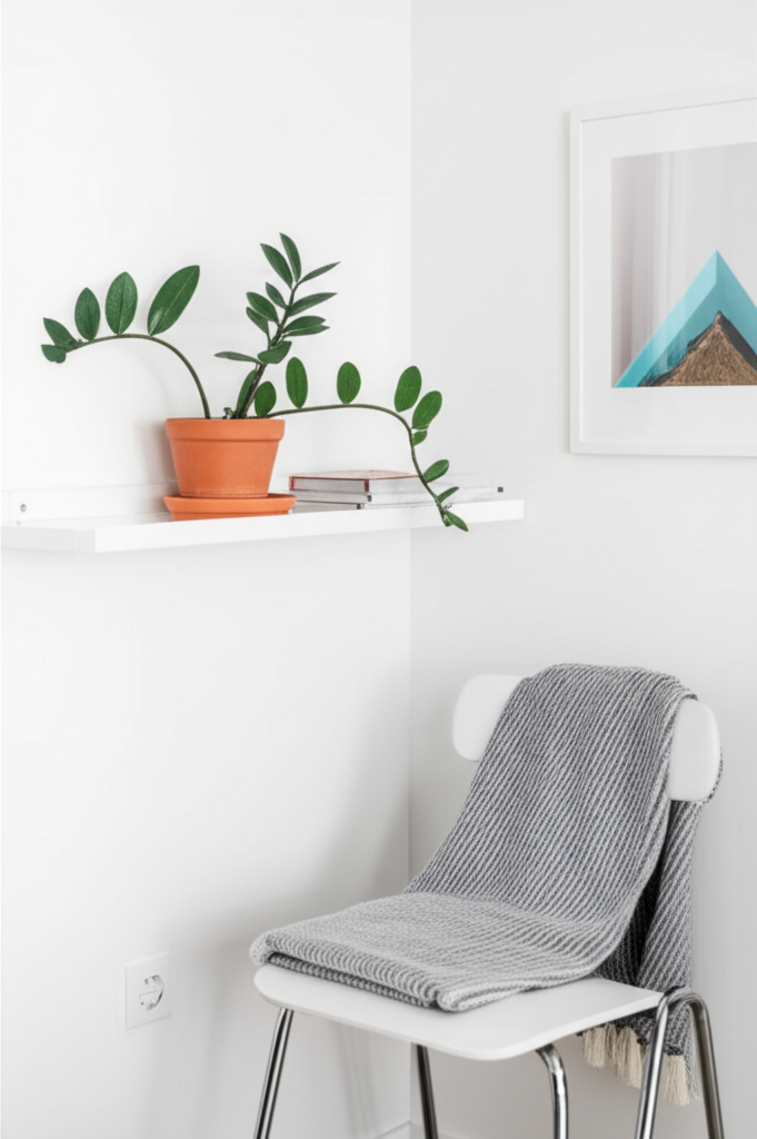 Generate a high-quality, relevant image prompt for an article about: 5 Simple Room Decor Ideas: Effo