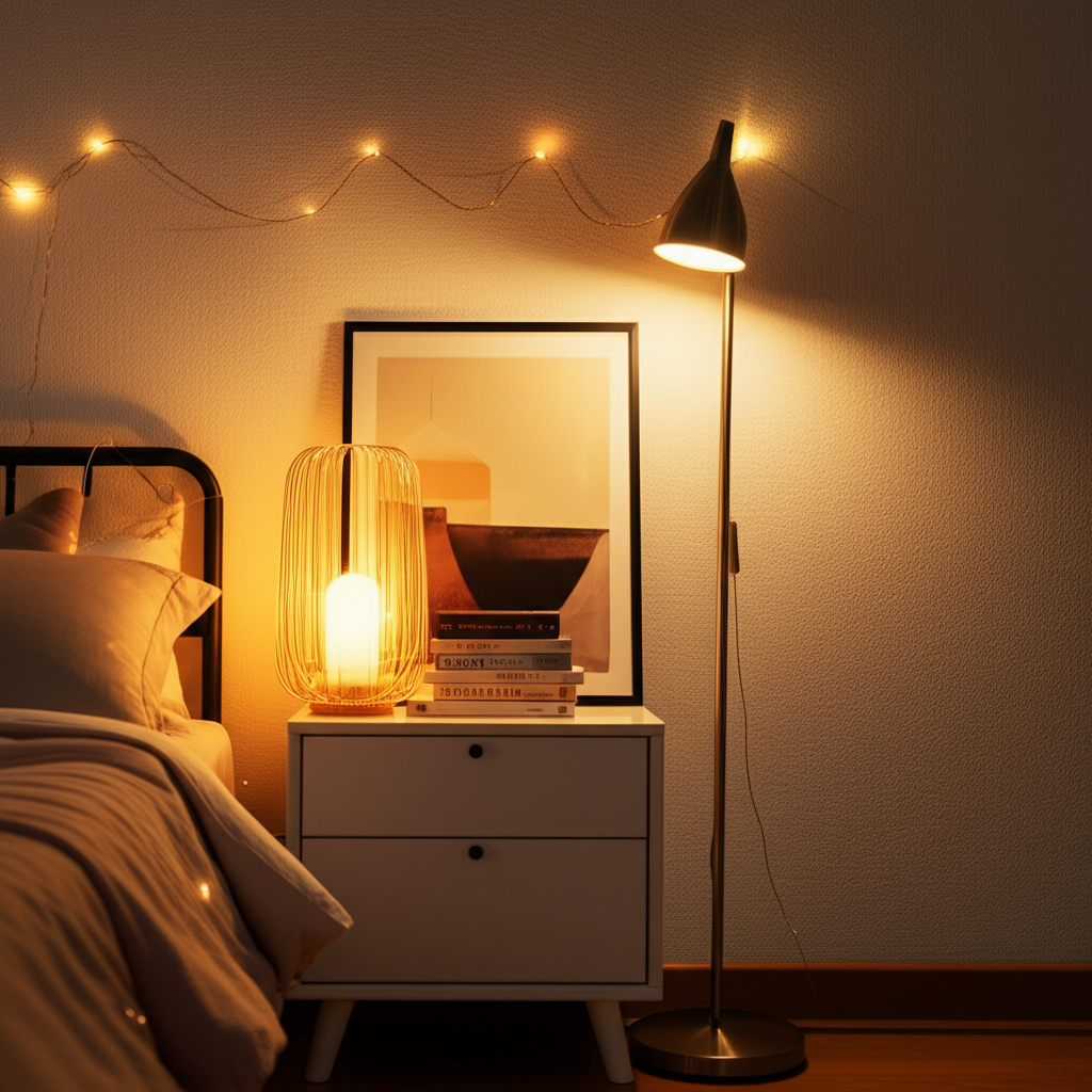 Generate a high-quality, relevant image prompt for an article about: 5 Aesthetic Room Decor Ideas Wi