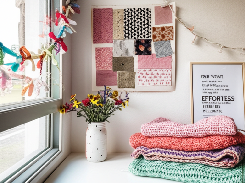 Generate a high-quality, relevant image prompt for an article about: 10 DIY Room Decor Ideas: Effort