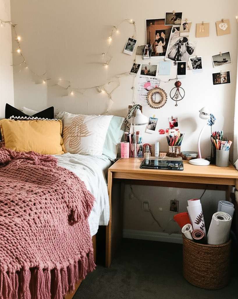 Generate a high-quality, relevant image prompt for an article about: 10 Budget Room Decor Ideas: Ess