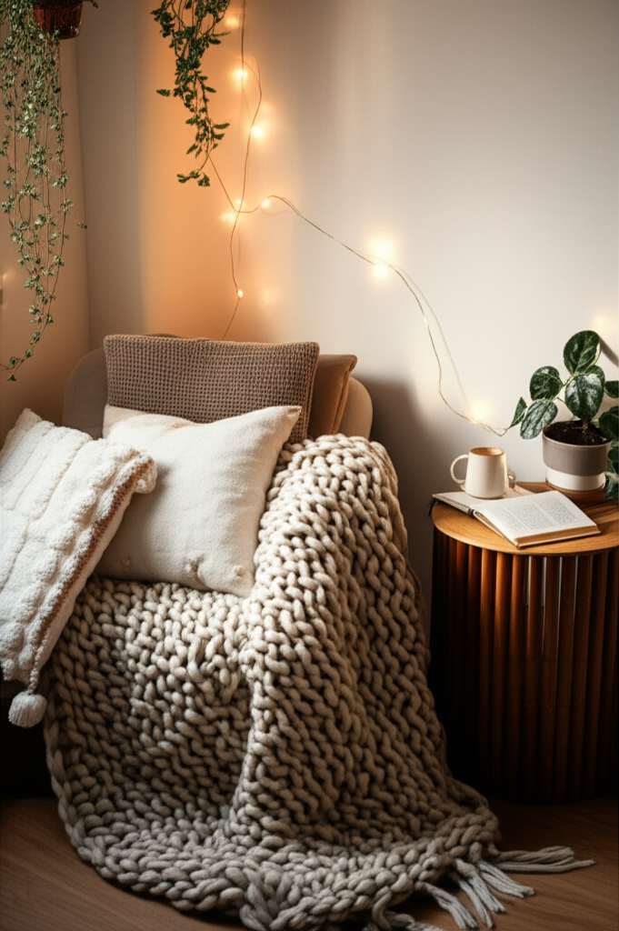 Generate a high-quality, relevant image prompt for an article about: 12 Aesthetic Room Decor Ideas: