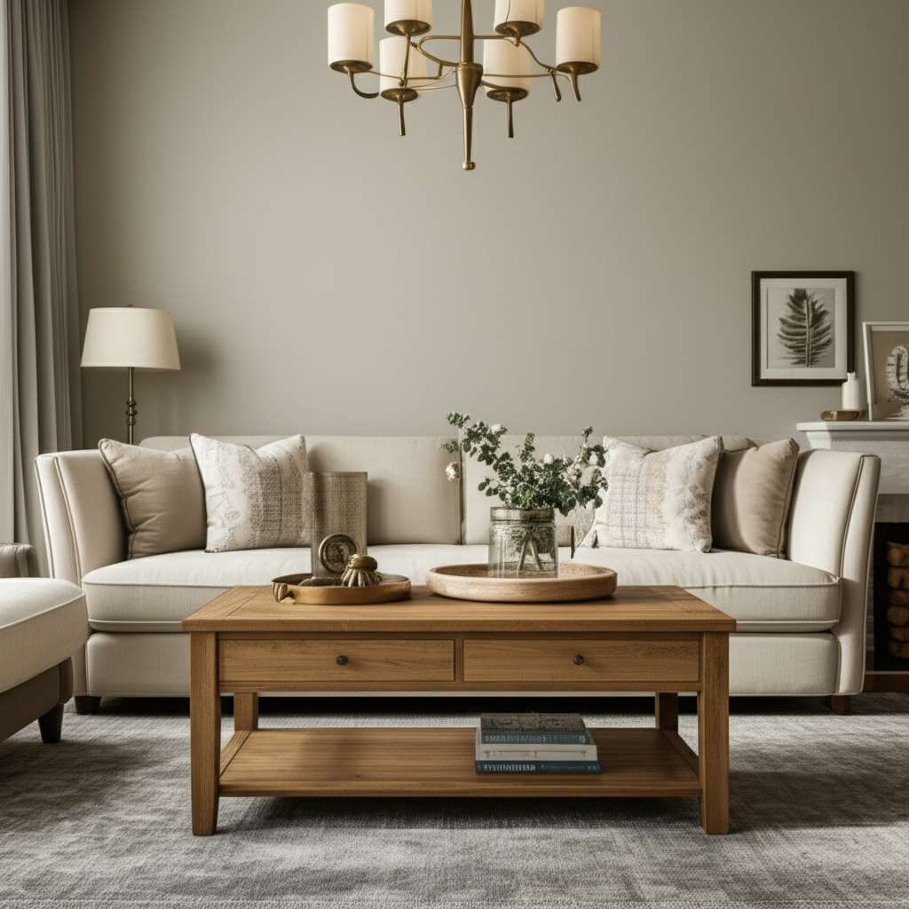 Generate a high-quality, relevant image prompt for an article about: 10 Cozy Living Room Decoration