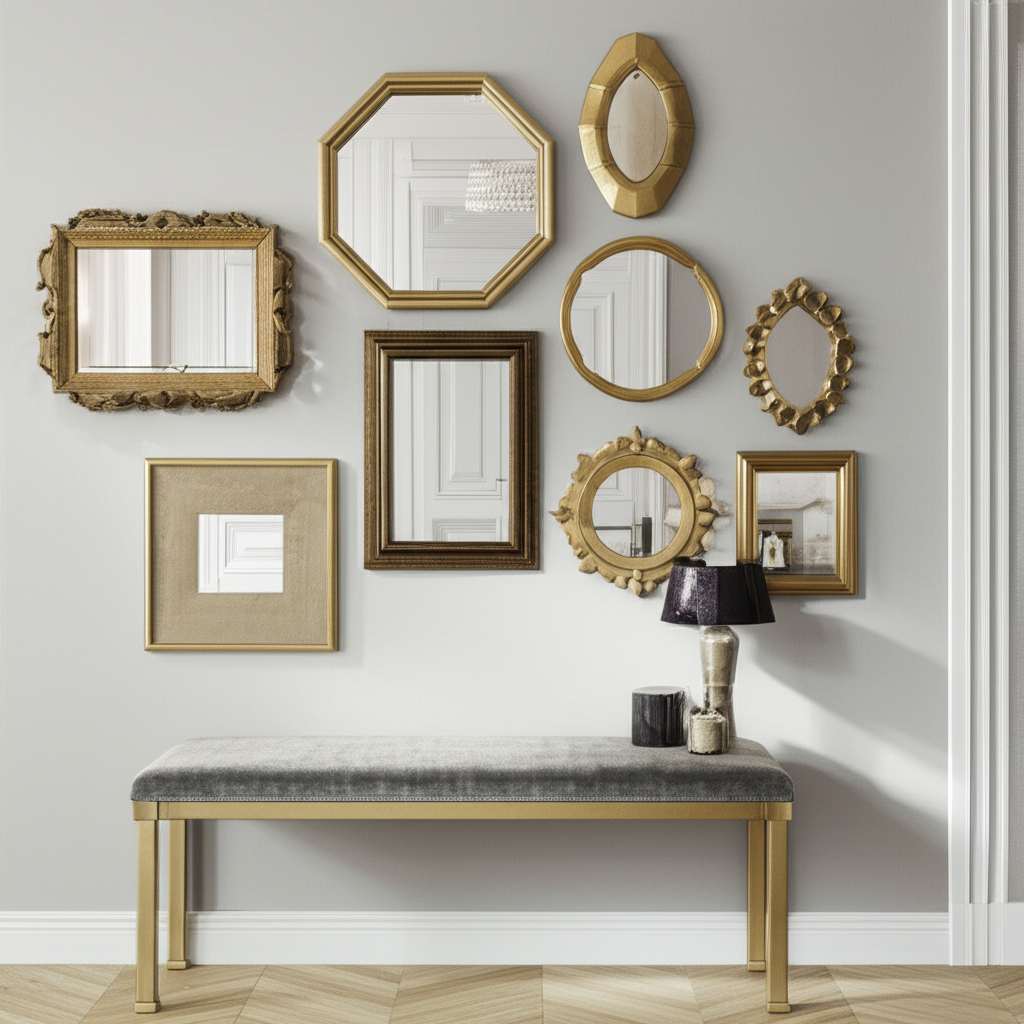 Generate a high-quality, relevant image prompt for an article about: 5 Creative Wall Decor Ideas Wit