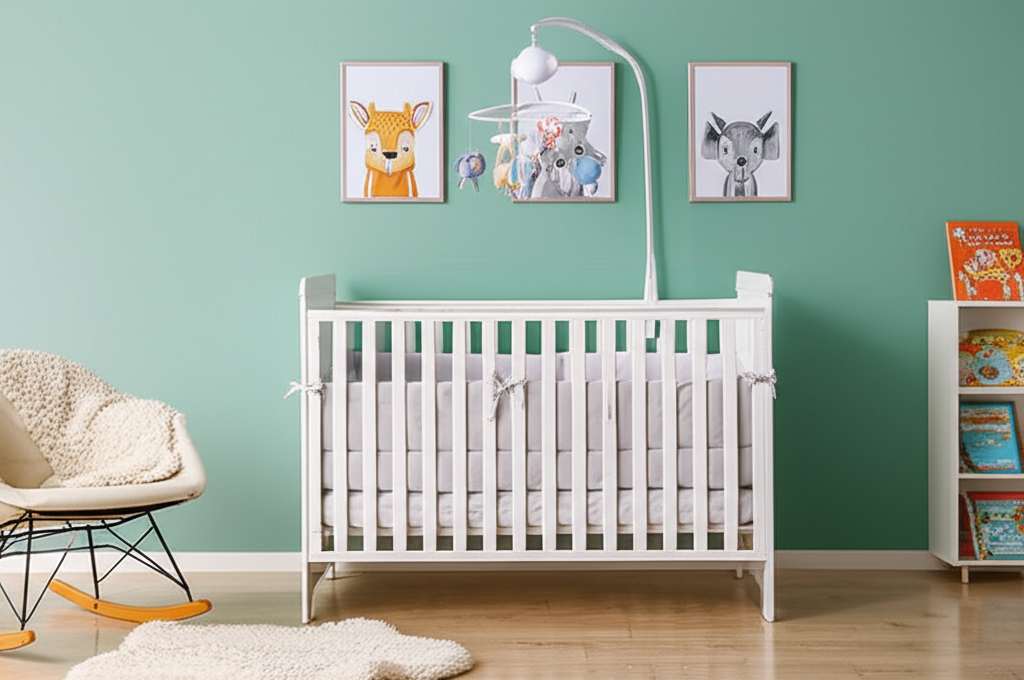 Generate a high-quality, relevant image prompt for an article about: 5 Cute Baby Room Decor Ideas: E