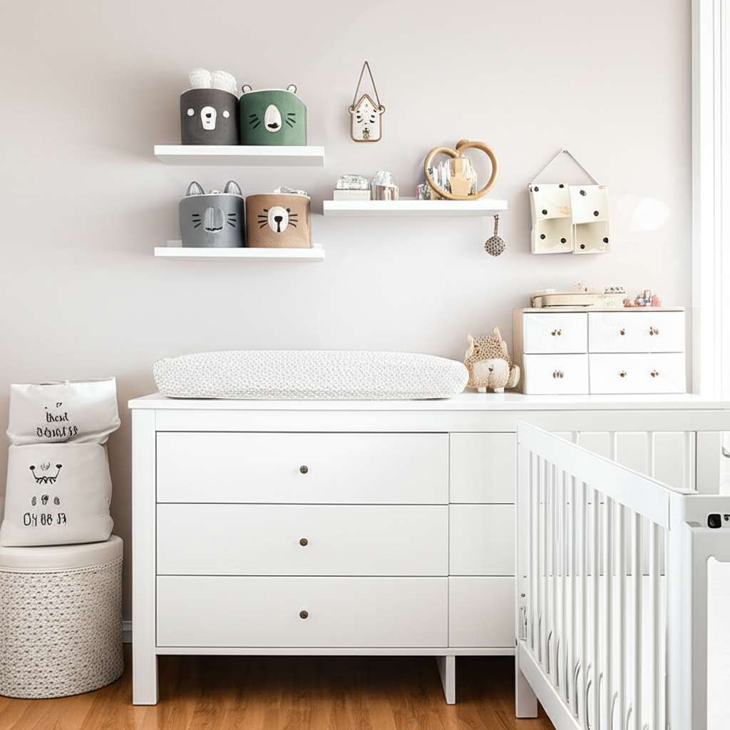 Generate a high-quality, relevant image prompt for an article about: 10 Best Baby Room Decor Ideas:
