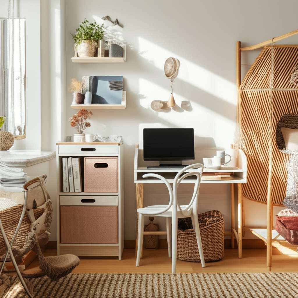 Generate a high-quality, relevant image prompt for an article about: 10 Functional Mom Room Decor Id