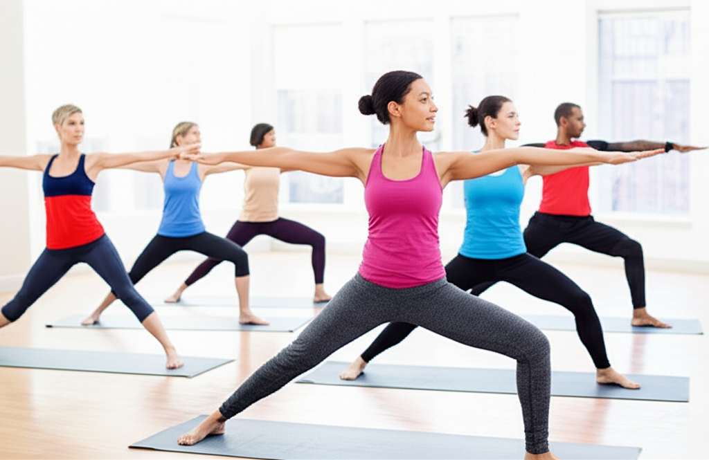 Generate a high-quality, relevant image prompt for an article about: 15 Yoga Poses For Weight Loss: