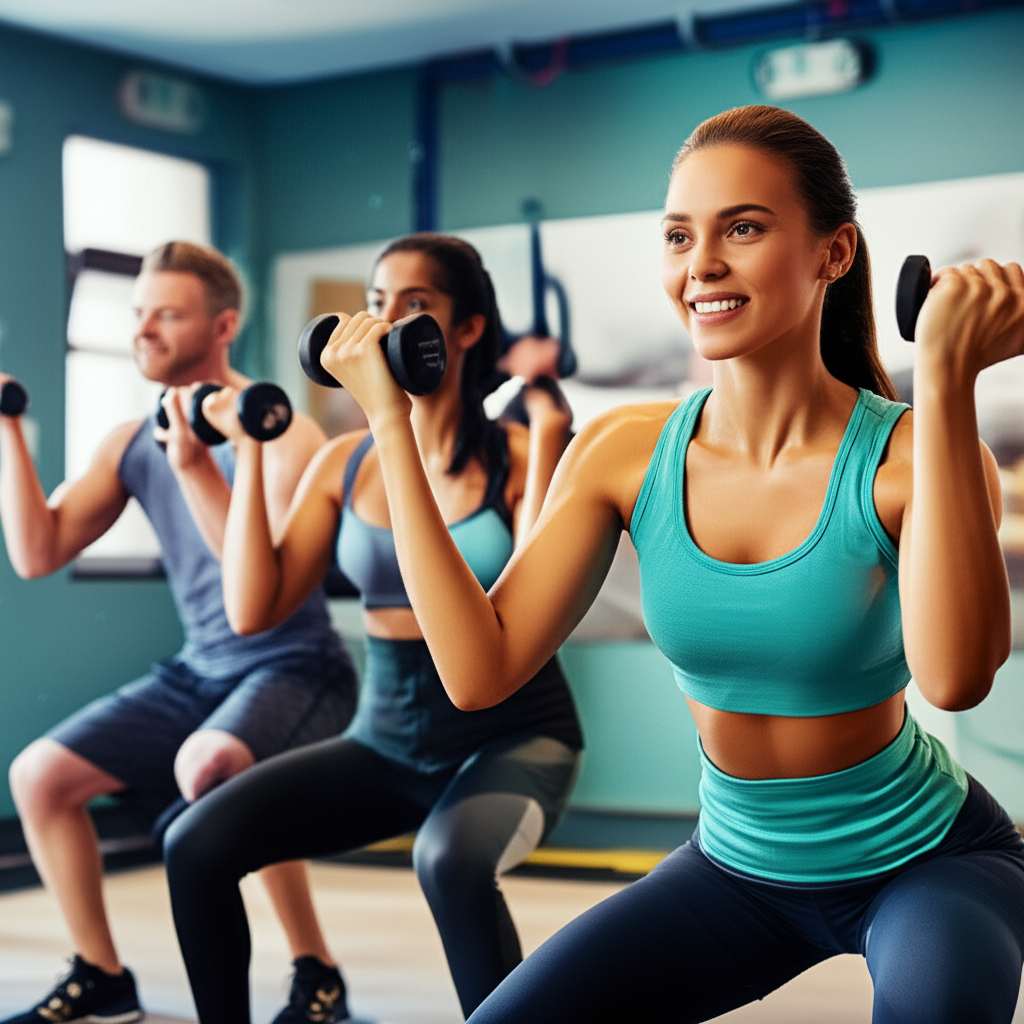 Generate a high-quality, relevant image prompt for an article about: 20 Strength Training Exercises