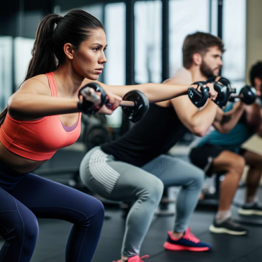 Generate a high-quality, relevant image prompt for an article about: 20 Strength Training Exercises