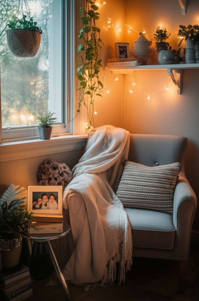 Generate a high-quality, relevant image prompt for an article about: 10 Cozy Mom Room Decor Ideas: E