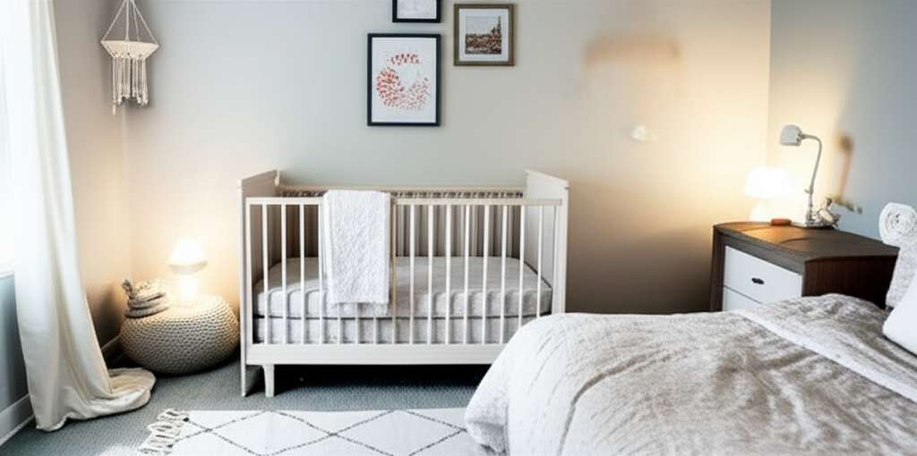 Generate a high-quality, relevant image prompt for an article about: 10 Baby Crib and Mom Bed Shared