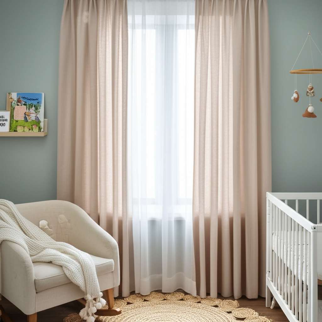 Generate a high-quality, relevant image prompt for an article about: 10 Cozy Mom & Baby Room Decor I