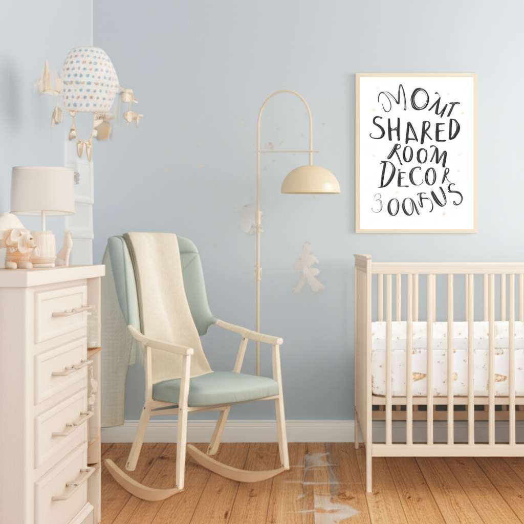 Generate a high-quality, relevant image prompt for an article about: 10 Elegant Shared Room Decor Id