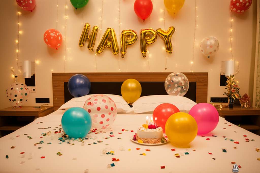 Generate a high-quality, relevant image prompt for an article about: Room Decoration For Birthday Su