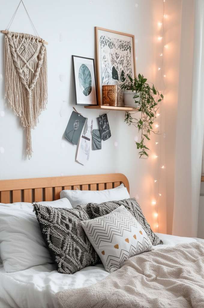 Generate a high-quality, relevant image prompt for an article about: Diy Room Decor Aesthetic Pinter