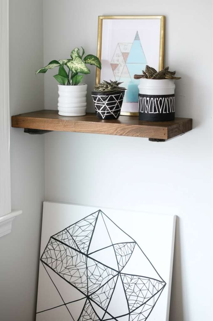 Generate a high-quality, relevant image prompt for an article about: Diy Room Decor Easy: Effortless