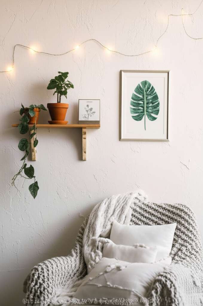 Generate a high-quality, relevant image prompt for an article about: Aesthetic Room Decor Cheap: Ama