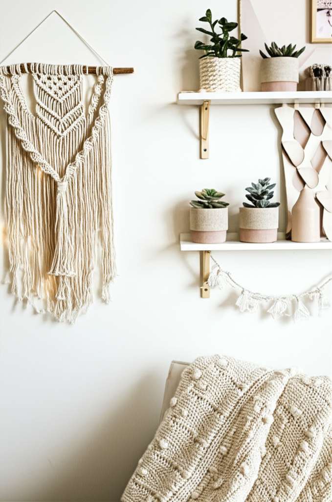 Generate a high-quality, relevant image prompt for an article about: DIY Room Decor Aesthetic: Essen