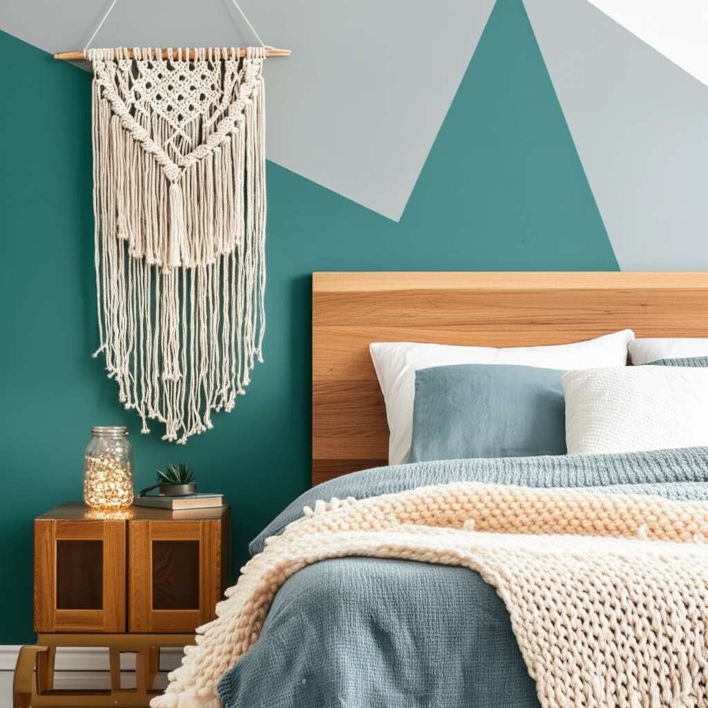 Generate a high-quality, relevant image prompt for an article about: DIY Bedroom Decor For Adults: A