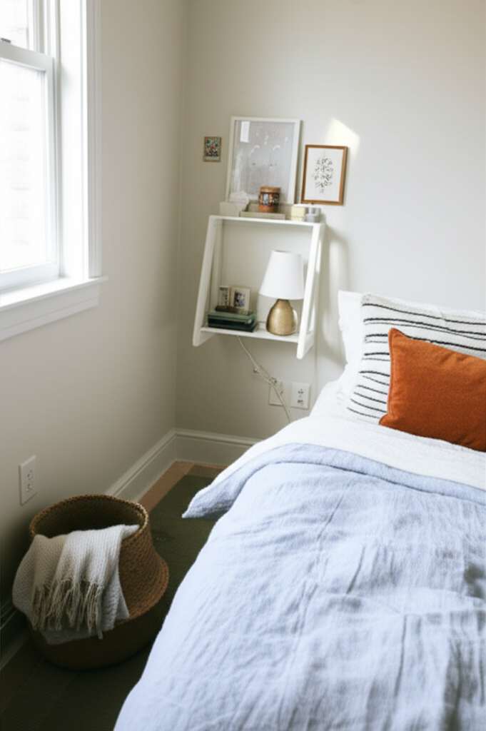 Generate a high-quality, relevant image prompt for an article about: How to Decorate Small Bedroom: