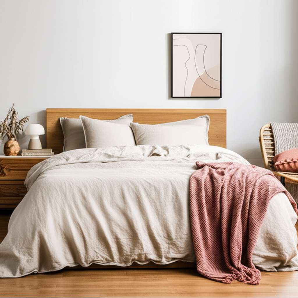 Generate a high-quality, relevant image prompt for an article about: Bedroom Decorating Ideas For A