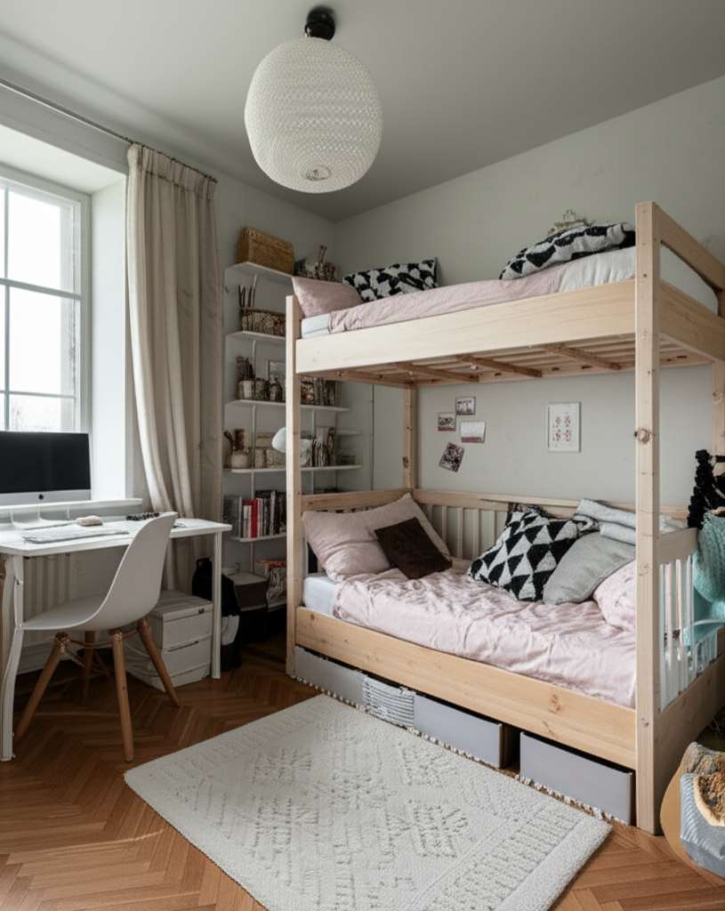 Generate a high-quality, relevant image prompt for an article about: Small Room Design For 2 Person