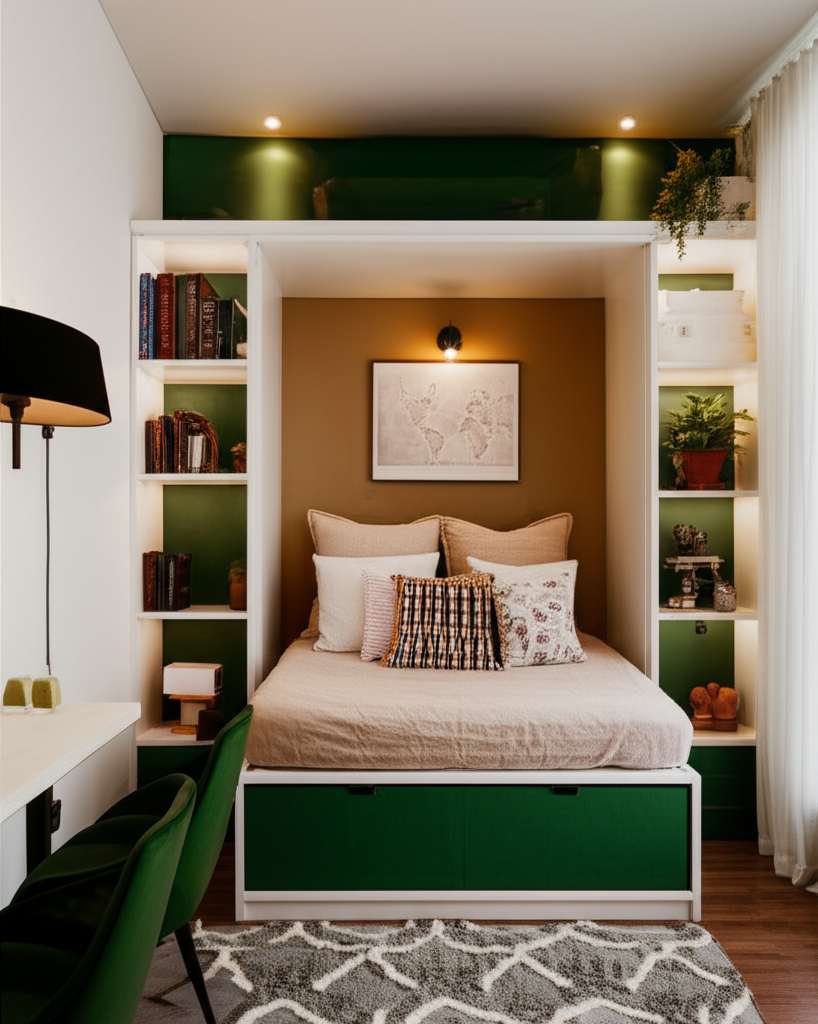 Generate a high-quality, relevant image prompt for an article about: Tiny Room Design Ideas: Amazing
