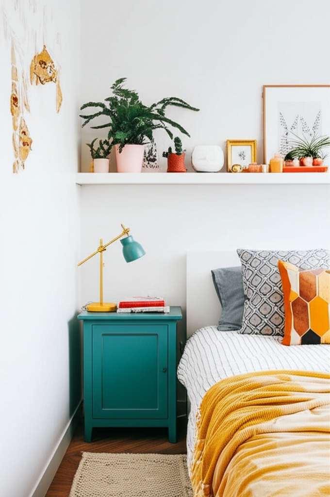 Generate a high-quality, relevant image prompt for an article about: Small Bedroom Interior Design I