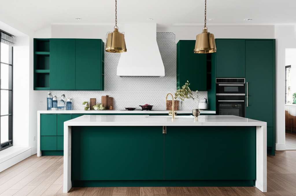 Generate a high-quality, relevant image prompt for an article about: 10 Contemporary Kitchen Design