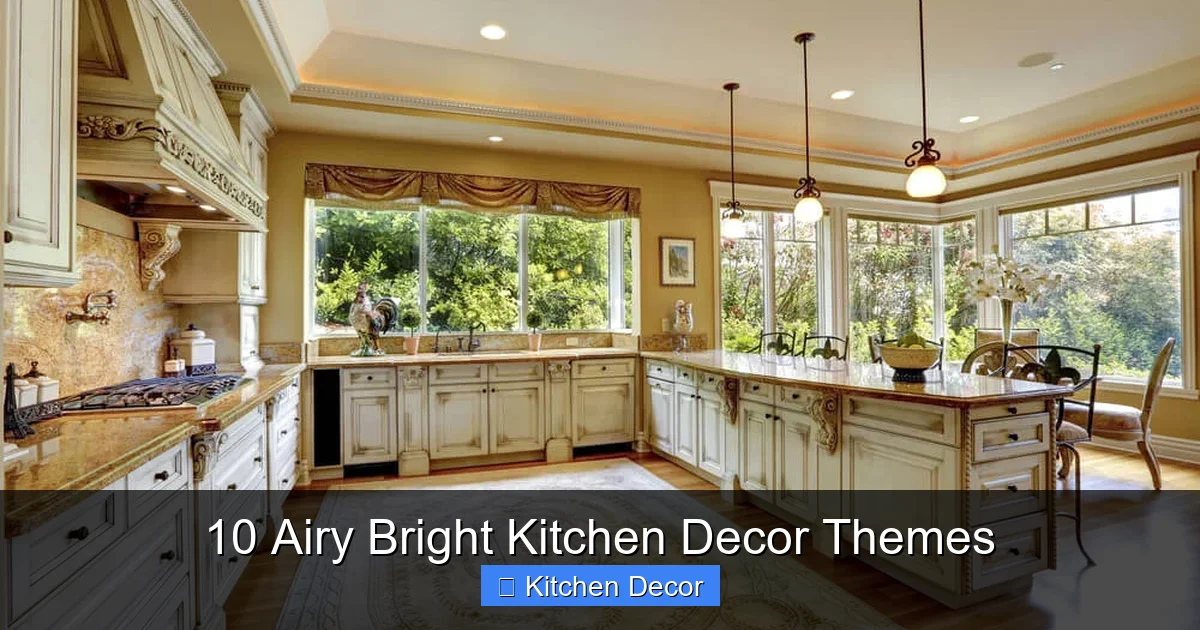 10 Airy Bright Kitchen Decor Themes