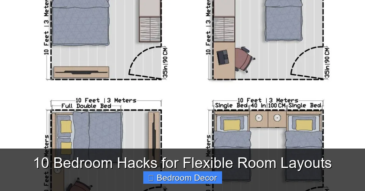 10 Bedroom Hacks for Flexible Room Layouts