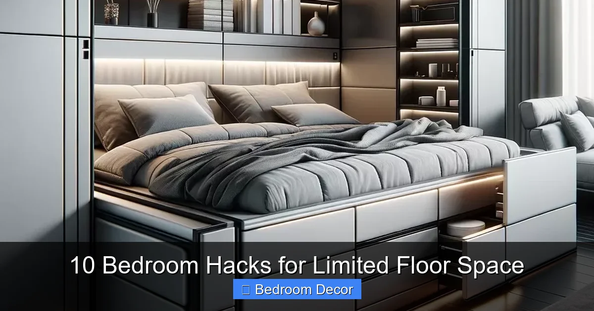 10 Bedroom Hacks for Limited Floor Space