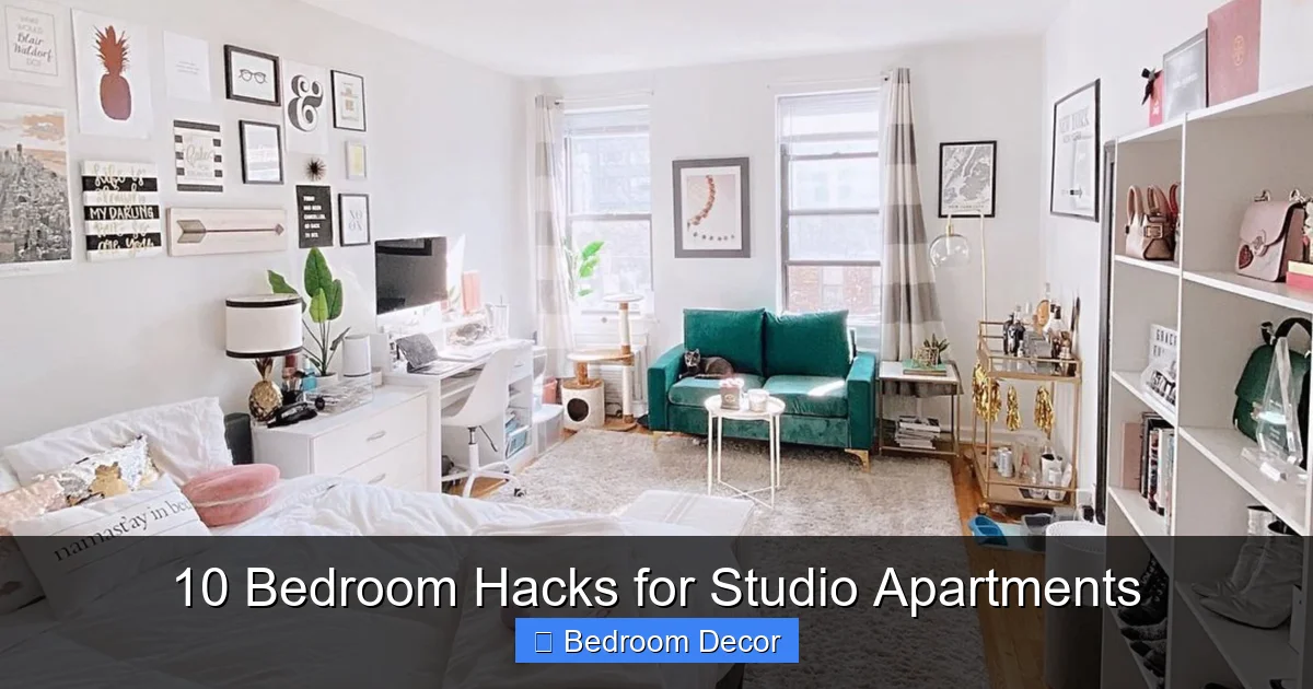 10 Bedroom Hacks for Studio Apartments