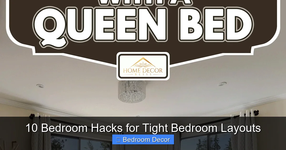 10 Bedroom Hacks for Tight Bedroom Layouts