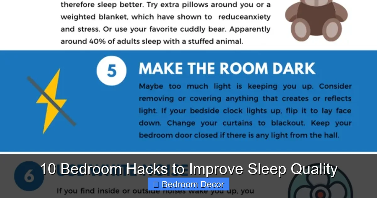 10 Bedroom Hacks to Improve Sleep Quality
