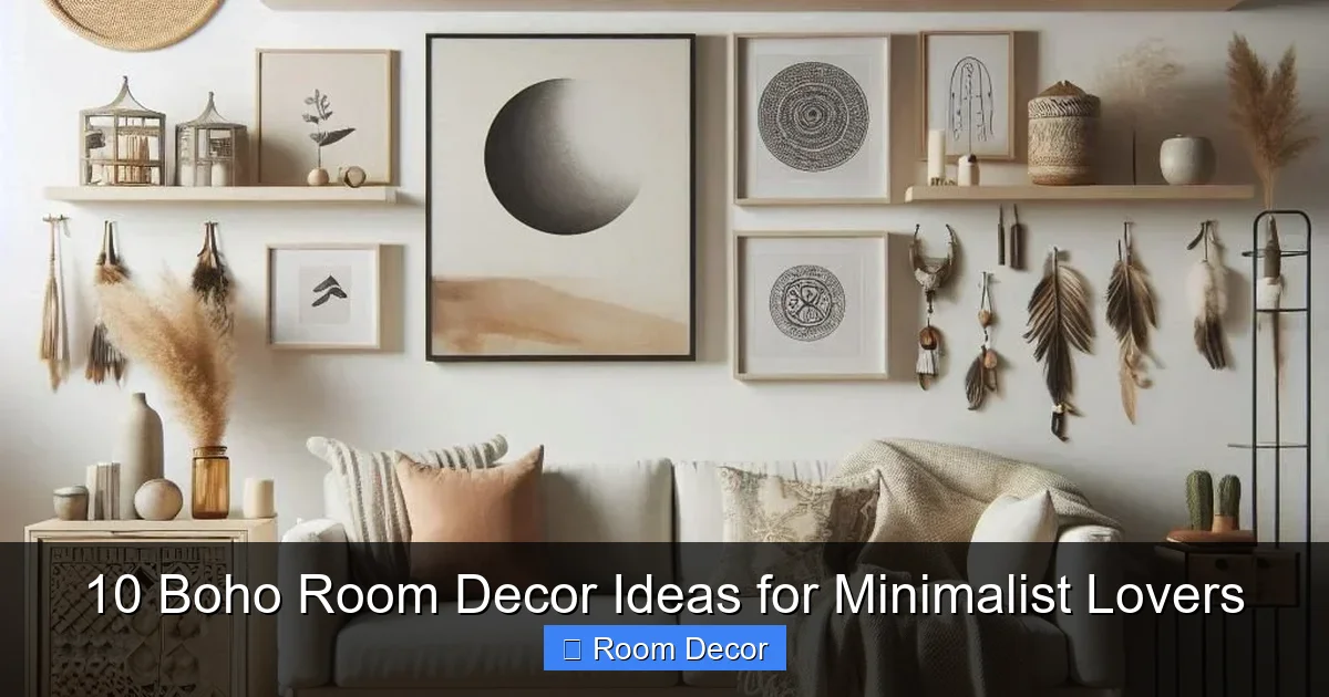 10 Boho Room Decor Ideas for Minimalist Lovers