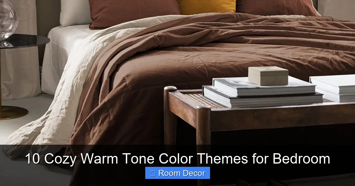 10 Cozy Warm Tone Color Themes for Bedroom