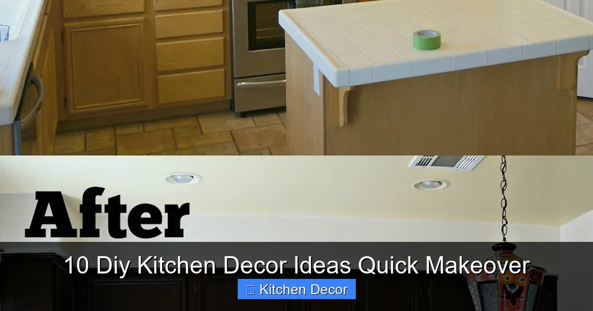 10 Diy Kitchen Decor Ideas Quick Makeover