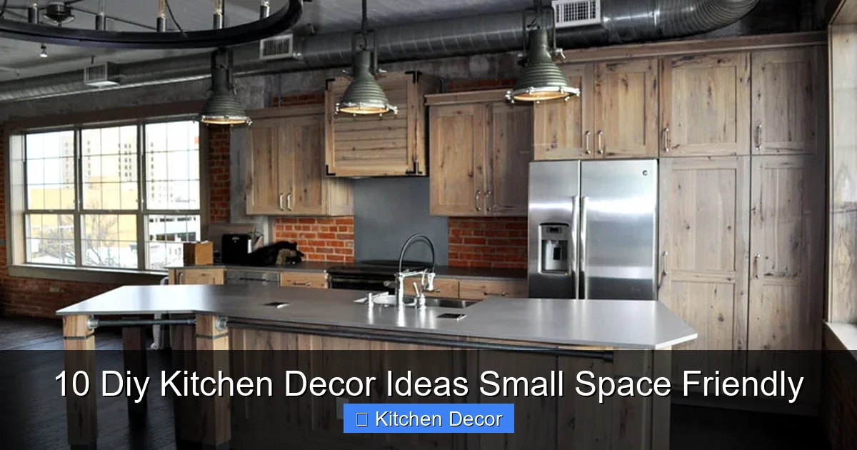 10 Diy Kitchen Decor Ideas Small Space Friendly