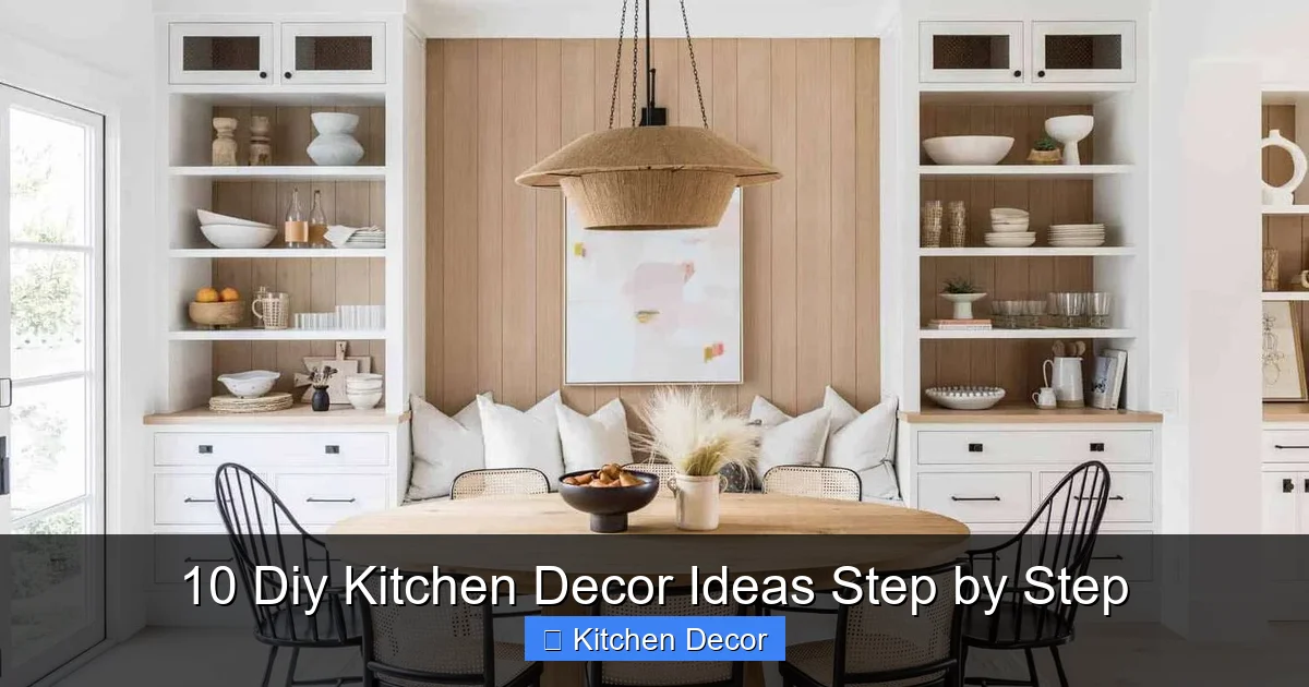 10 Diy Kitchen Decor Ideas Step by Step