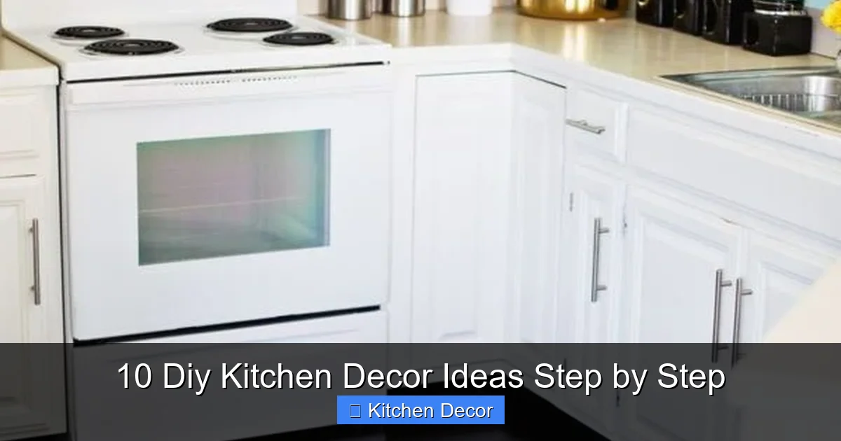 10 Diy Kitchen Decor Ideas Step by Step